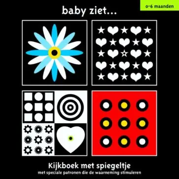 Betrouwbaar Baby ziet... - kijkboek met spiegeltje 0-6 maanden