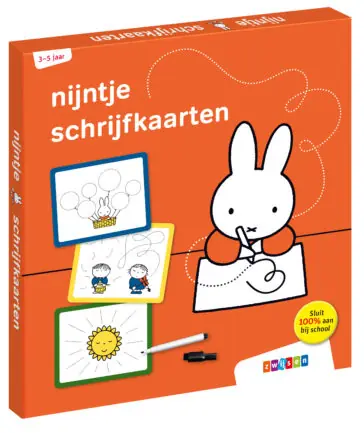 Actieprijs Nijntje edutainment - nijntje schrijfkaarten