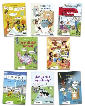 Actieprijs Toneellezen - Pakket Toneellezen Moppen groep 3 en 4 (8 titels)