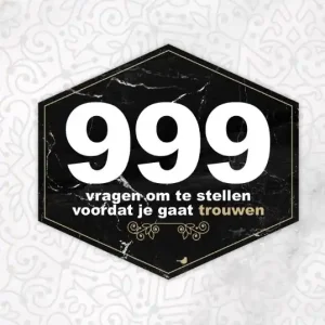 Actieprijs 999 vragen om te stellen voordat je gaat trouwen