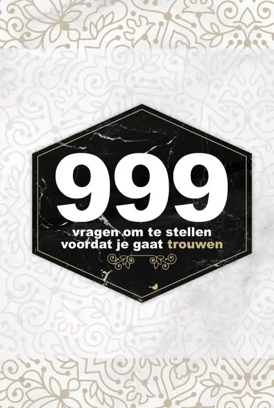 Actieprijs 999 vragen om te stellen voordat je gaat trouwen