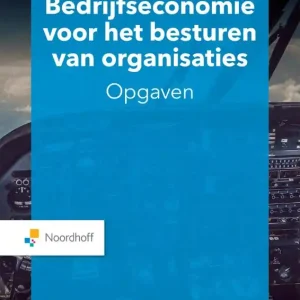 Bedrijfseconomie voor het besturen van organisaties - opgaven Superprijs
