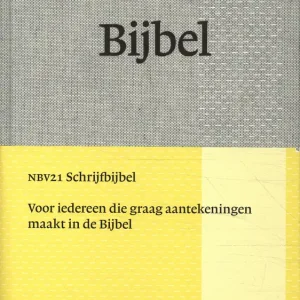 Aanbieding Bijbel NBV21 Schrijfbijbel
