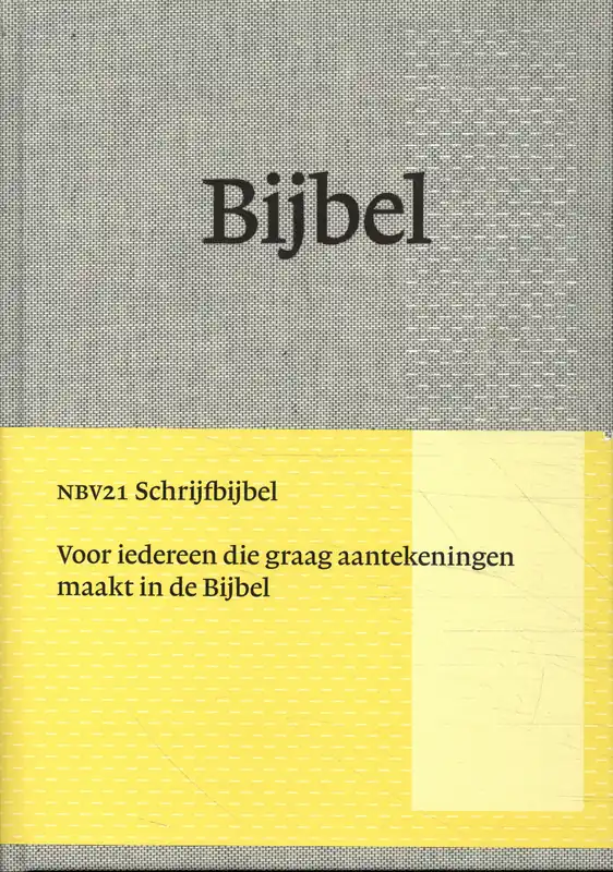 Aanbieding Bijbel NBV21 Schrijfbijbel