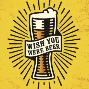 Wish you were beer Merkproduct