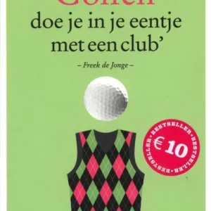 Golfen doe je in je eentje met een club Gratis Verzending