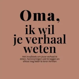 Shop Nu Oma, ik wil je verhaal weten