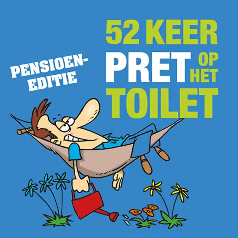 52 keer pret op het toilet - Pensioen-editie Korting
