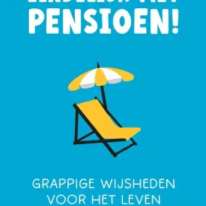 Eindelijk met pensioen! Actieprijs