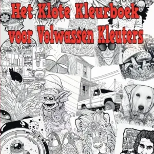 Het Klote Kleurboek voor Volwassen Kleuters Voordeelprijs